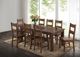 Coaster® Coleman 7-Piece Rustic Golden Brown Dining Table Set-0