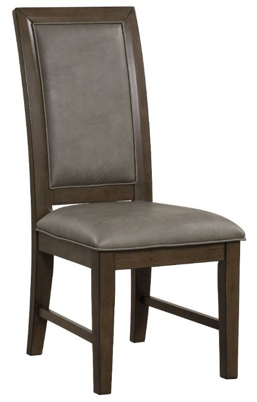New Classic® Home Furnishings Cityscape Walnut Dining Chair-0