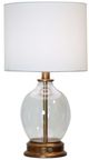 Stylecraft Painted Antique Gold Table Lamp-3