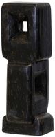 StyleCraft Black 13" Wood Block Stacked-0