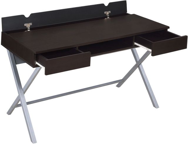 Coaster® Olsen Cappuccino Lift Top Storage Connect-It Desk-0