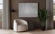 Bassett Mirror Rory Ivory White Accent Chair-2
