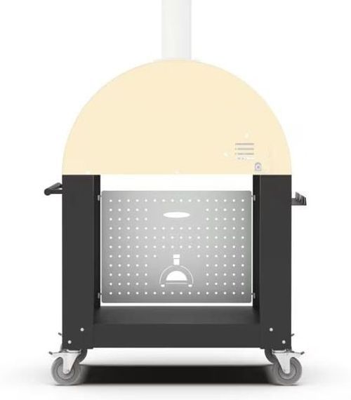 Alfa 2 Pizze 42" Wrinkle Black Pizza Oven Base-0