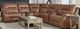 Liberty Furniture Cameron 6-Piece Saddle Leather Power Reclining Sectional-1