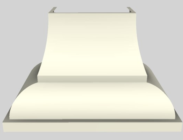Vent-A-Hood® Designer Series 48" Biscuit Wall Mounted Range Hood-0