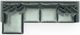 Jackson Furniture Remington 4-Piece Pine Left Arm Facing Sectional-3