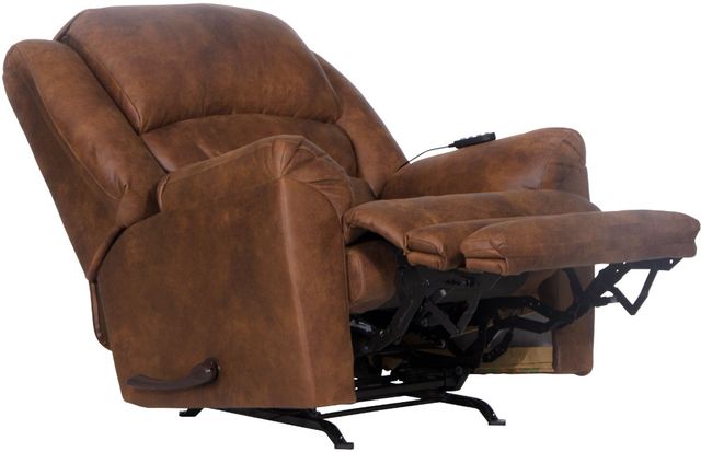 Catnapper® Hayden Auburn Rocker Recliner with Heat and Massage-1