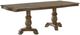Elements International Madison Park Brown Rectangular Dining Table with Two 18" Leaves-0