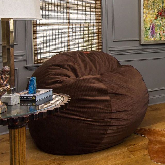 CordaRoy's® Original Espresso Chenille King Bean Bag Chair-3