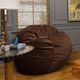 CordaRoy's® Original Espresso Chenille King Bean Bag Chair-3