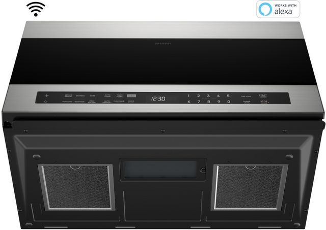 Sharp® 1.9 Cu. Ft. Stainless Steel Over The Range Microwave-4