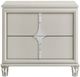 Coaster® Olivia Pearl White Bedside Table Nightstand -1