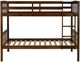 Linon Parker Oak Twin Over Twin Bunk Bed-4