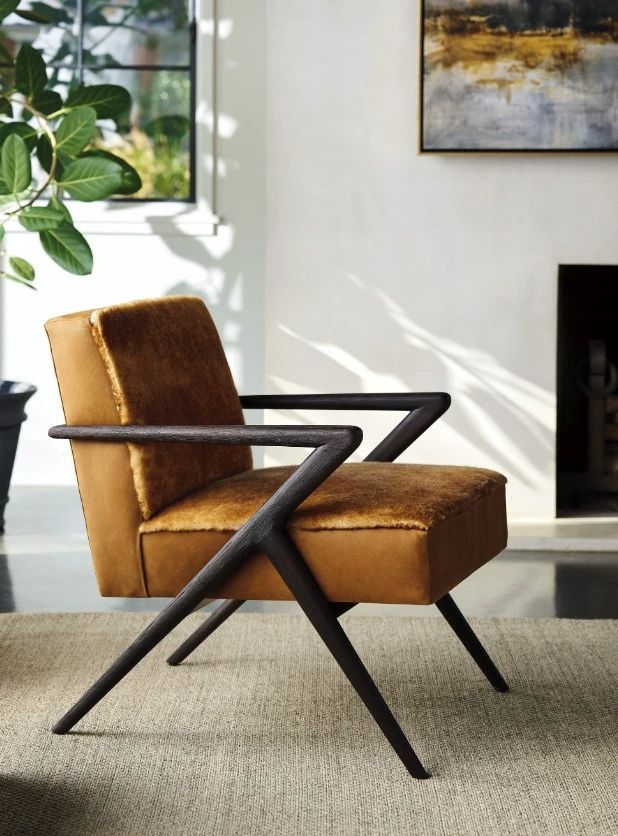 Lexington Home Zanzibar Tanzania Durban/Married Leather Chair-1