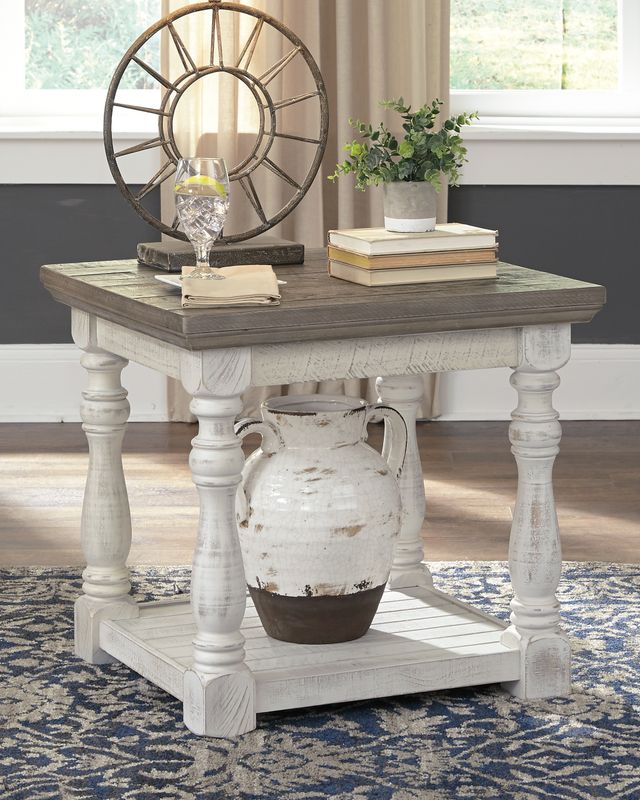Signature Design by Ashley® Havalance 2-Piece Gray/White Living Room Table Set-3