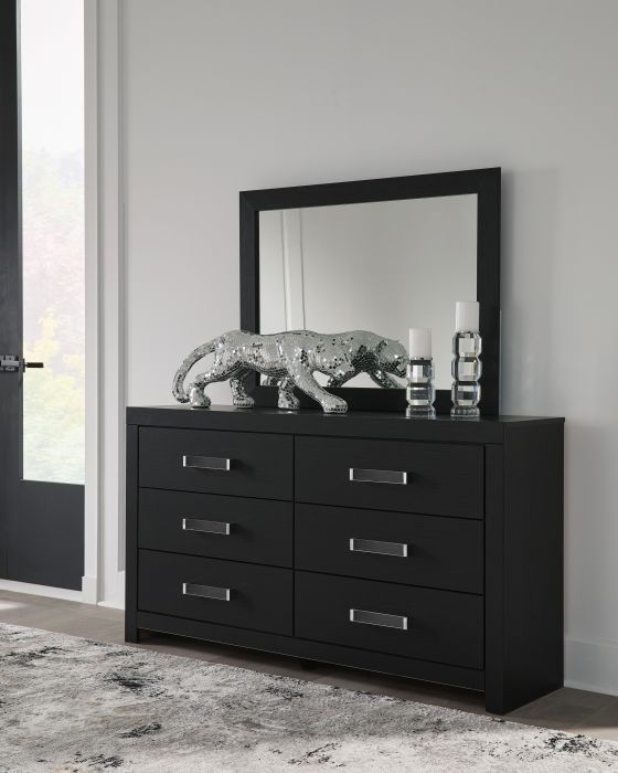 Signature Design by Ashley® Raechalla Black Bedroom Mirror-1