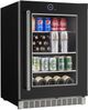 Silhouette® Reserve 24” Black Wine Cooler-3