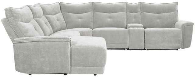 Homelegance® Tesoro 6-Piece Mist Gray Modular Manual Reclining Sectional-2