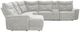 Homelegance® Tesoro 6-Piece Mist Gray Modular Manual Reclining Sectional-2
