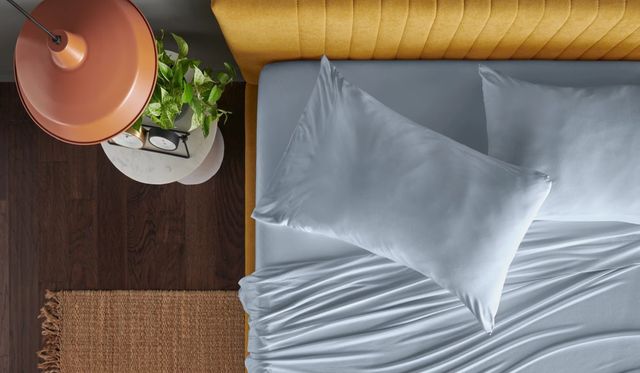 Tempur-Pedic® 4-Piece Sleepy Blue Rayon Full Sheet Set-2