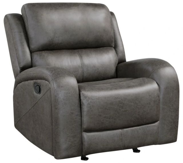 Homelegance® Pagosa Gray Rocker Manual Recliner-0