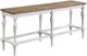 Winners Only® Augusta Rustic Brown/White Dining Bench-0