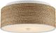 Currey & Company Coulton Natural/White Flush Mount Lighting-0