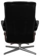 Stressless® by Ekornes® Customizable Mayfair Small Manual Recliner and Ottoman with Cross Base-3