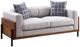 ACME Furniture Pelton Gray/Walnut Loveseat-0