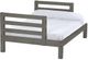 Crate Designs™ Furniture Graphite Full Ladder End Lower Cutaway Youth Bunk Bed-0