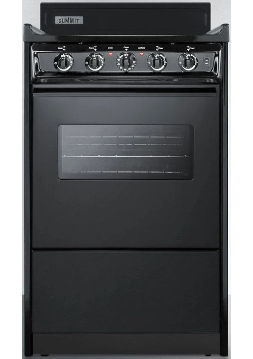 Summit® 20" Black Freestanding Electric Range-0