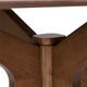 Liberty Furniture Space Savers Satin Walnut Round Pedestal Table-4