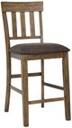 Signature Design by Ashley® Urbinforte Light Brown Upholstered Bar Stool-0