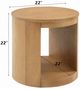 ACME Furniture Zoey Oak End Table-2
