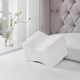 Olliix by Sleep Philosophy White Memory Foam Knee Pillow-3