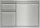 Wolf® 30" Stainless Steel Combination Double Drawers and Door Storage-0