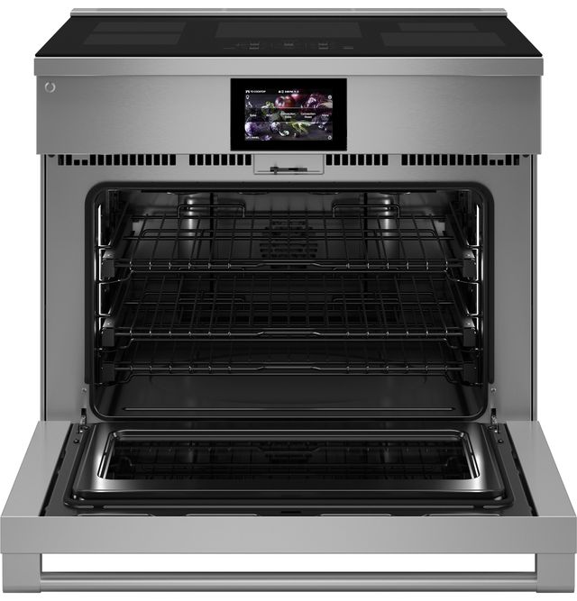 Monogram® 36" Stainless Steel Pro Style Induction Range-1