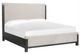 Magnussen Home® Plum Creek Elite Dove/Ravenwood Black California King Upholstered Panel Bed-0