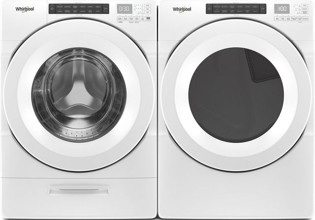 Whirlpool® 7.4 Cu. Ft. White Front Load Electric Dryer-6