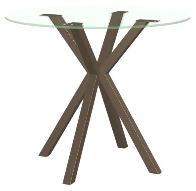 Amisco Customizable Asterisk Round Counter Table-0