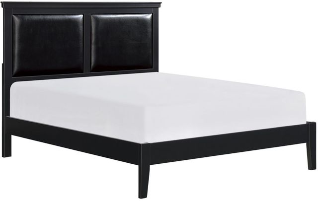 Homelegance® Seabright Black California King Panel Bed-0