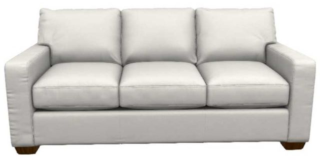 La-Z-Boy® Shiloh Ivory Leather Queen Sleeper Sofa-1
