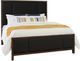 Artisan & Post by Vaughan-Bassett Crafted Cherry Bedroom by Ben & Erin Napier Black Fab/Dark Cherry California King Upholstered Panel Bed-0