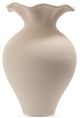 Moe's Home Collection Ruffle Ecru 12" Decorative Vessel-1