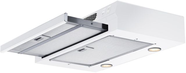 Summit® 24” White ADA Compliant Ductless Retractable Under Cabinet Range Hood-3