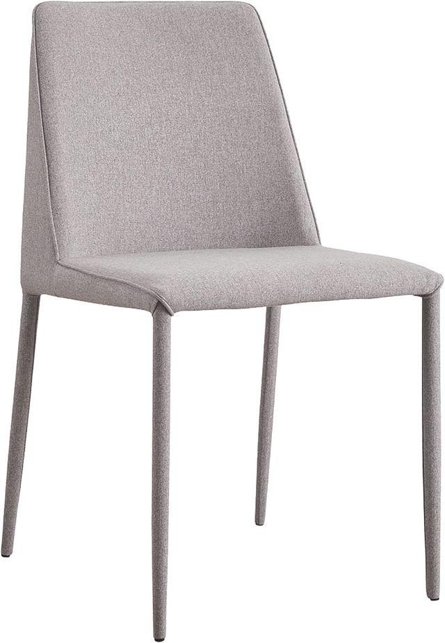 Moe's Home Collection Nora 2-Piece Light Grey Dining Chair Set-0