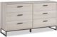Signature Design by Ashley® Socalle 3-Piece Light Natural Queen Panel Headboard Bed Set-2