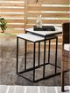 Renwil® Chalmers Set of 2 White Marble Nesting Tables-4