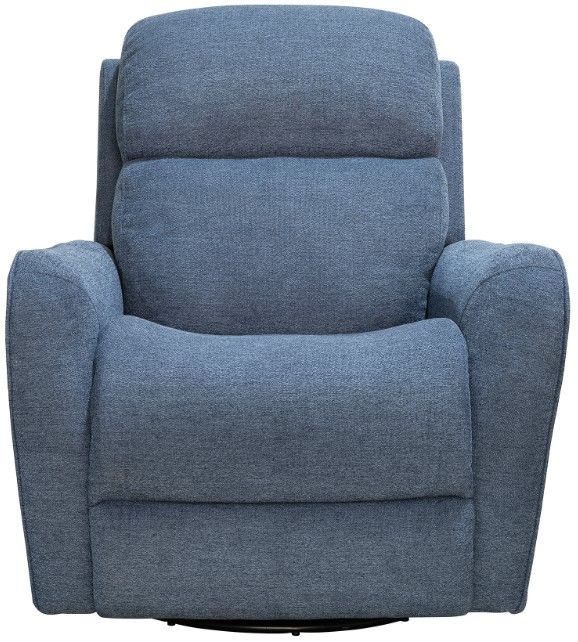 Parker House® Quest Midnight Blue Swivel Recliner-2