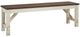 American Wholesale Furniture Laurel Manor II Cherry/White Dining Bench-0